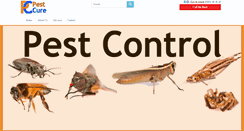 Desktop Screenshot of pestcure.co.uk