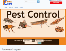 Tablet Screenshot of pestcure.co.uk